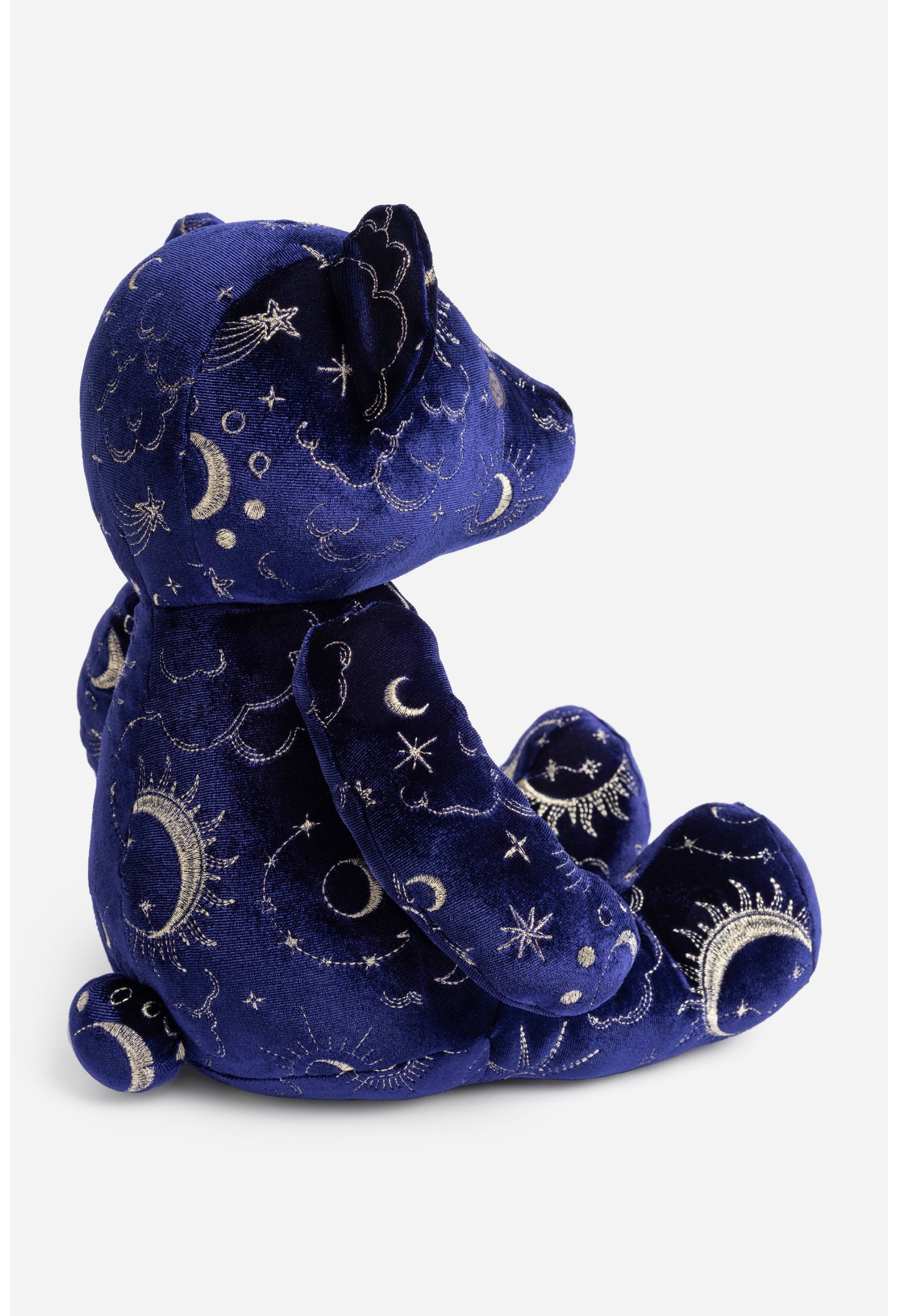 Celestin Embroidered Velvet Bear