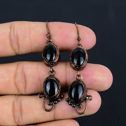 Black Onyx Earrings