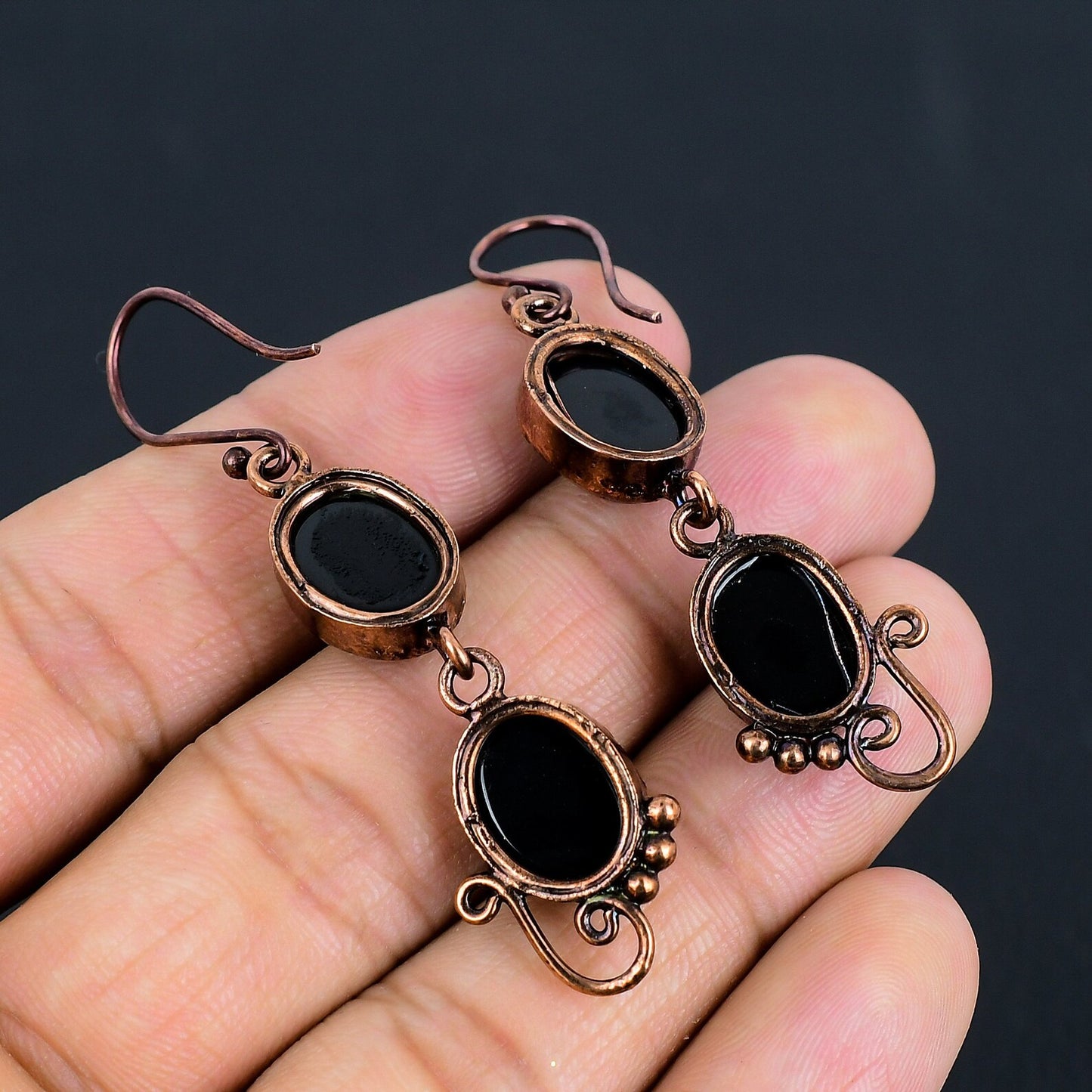 Black Onyx Earrings
