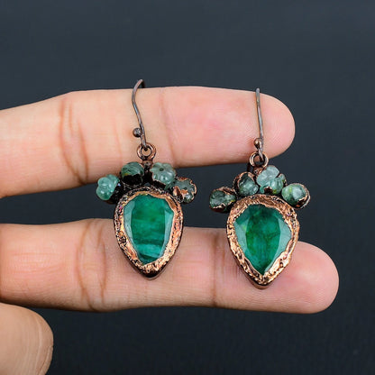 Zambian Emerald Earrings