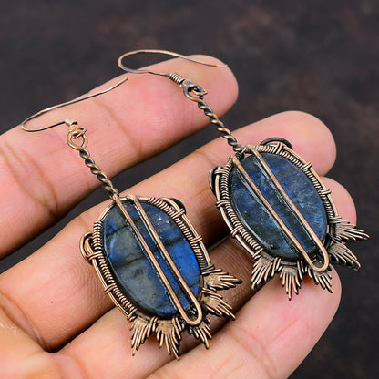 Labradorite Earrings