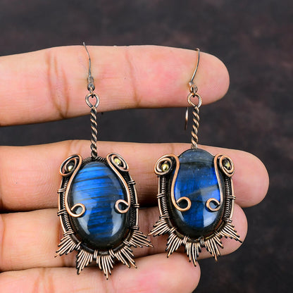 Labradorite Earrings