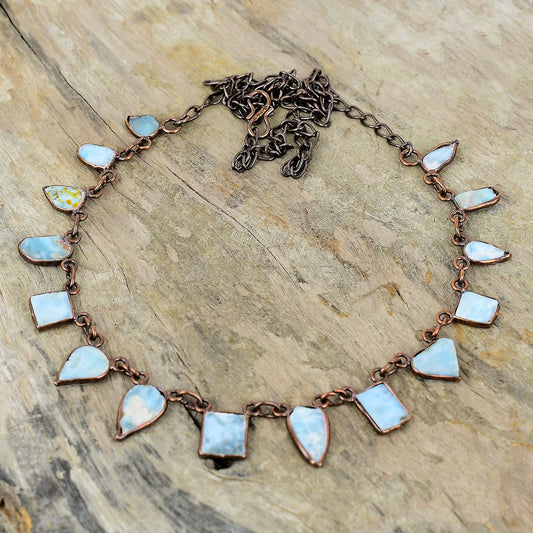 Larimar Raw  Pendant Necklace