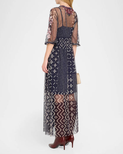 Theia Mesh Dress ( Slip)