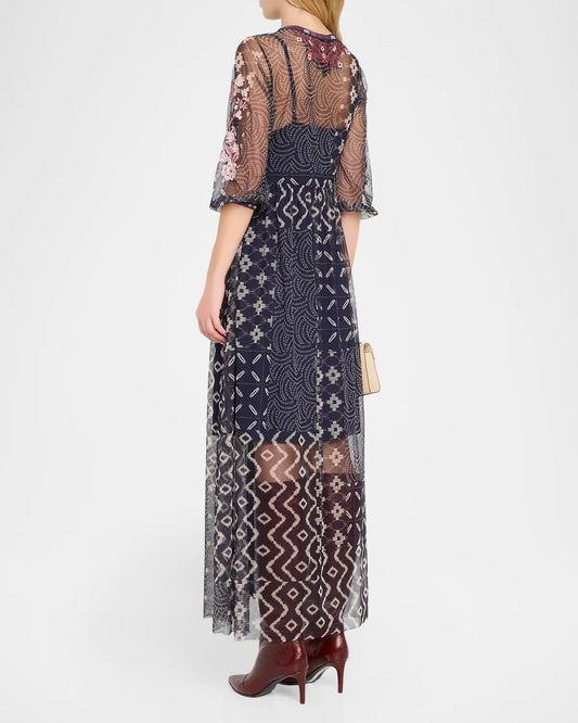 Theia Mesh Dress ( Slip)