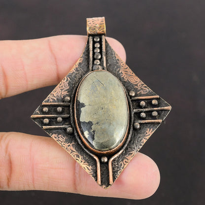 Pyrite Pendant Necklace