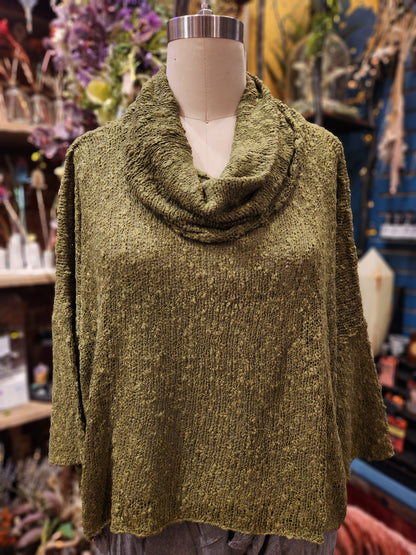Ophelia Top Cowl Sweater ( One SIze)