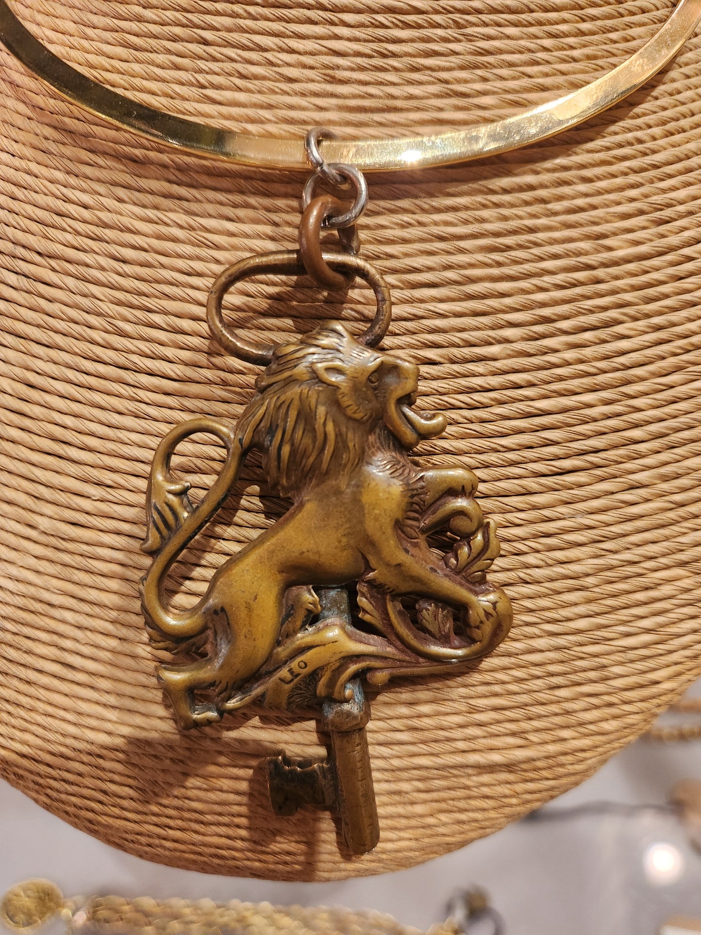 Lion Key Collar Necklace