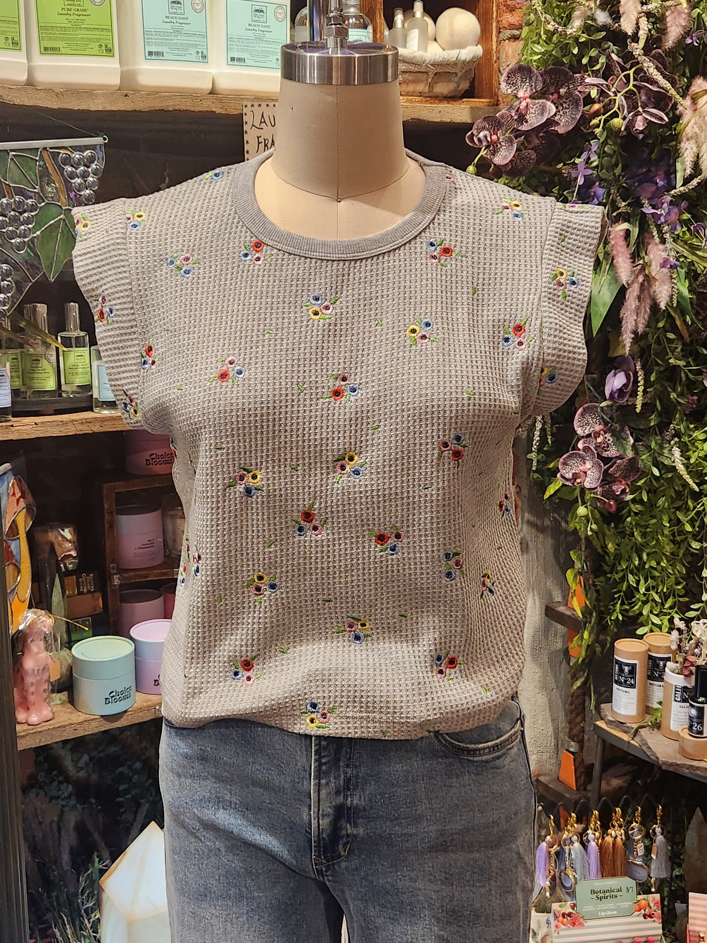 Waffle Thermal Frankee Tee