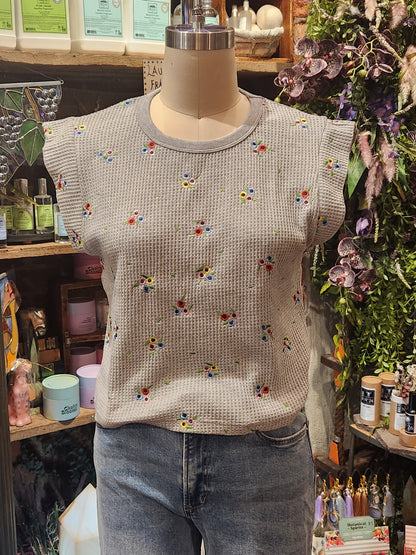 Waffle Thermal Frankee Tee