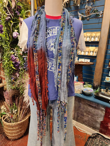 Fringe Scarf - OOAK #1
