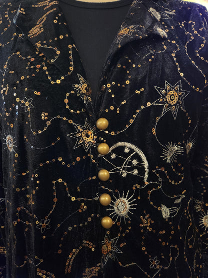 Constellation Sequin Duster