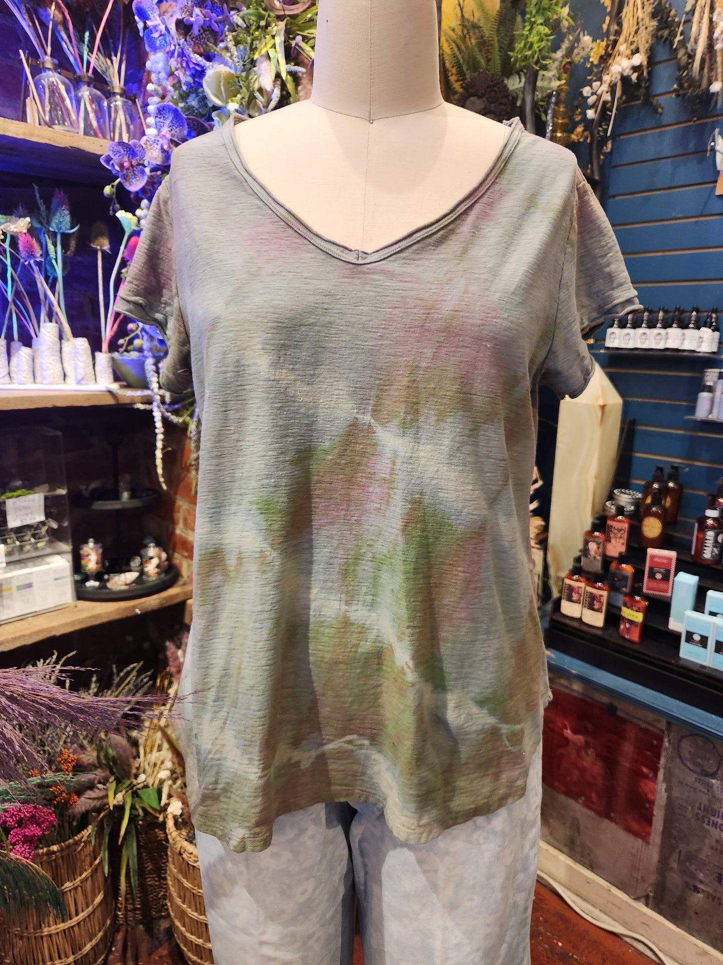 Marble Dreams Raw Edge Tee
