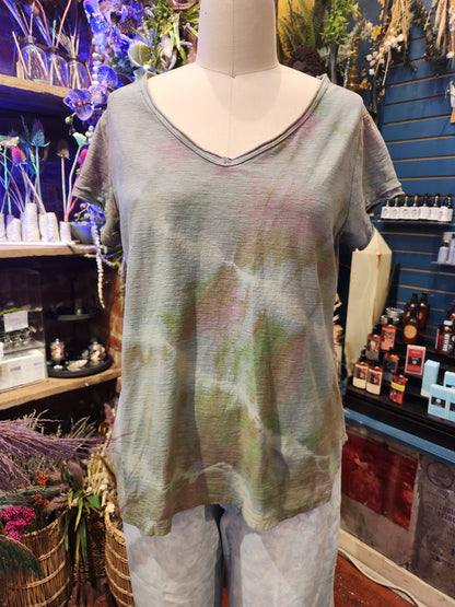Marble Dreams Raw Edge Tee