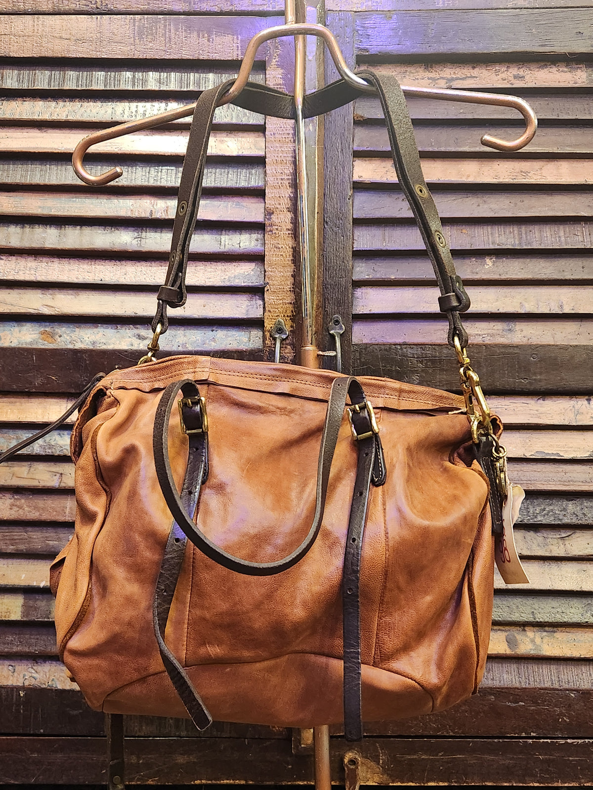Hayle Whiskey Leather Bag