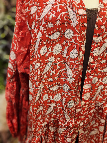 Crepe Sari Evermore Kimono