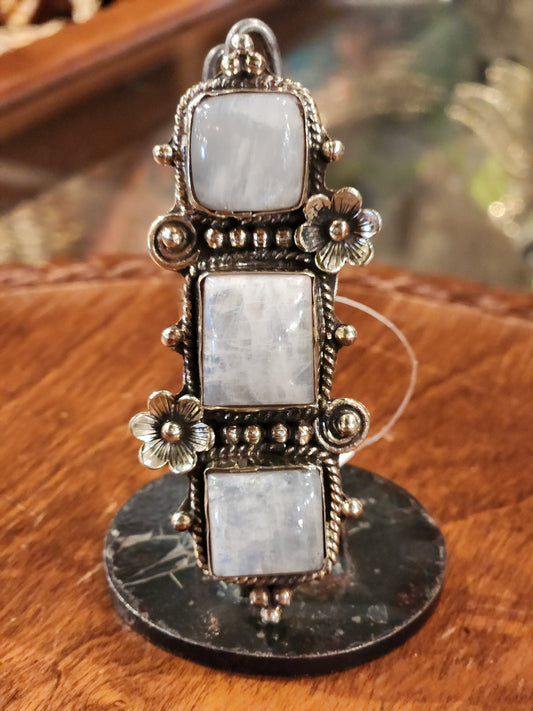 Stacked Moonstone Ring