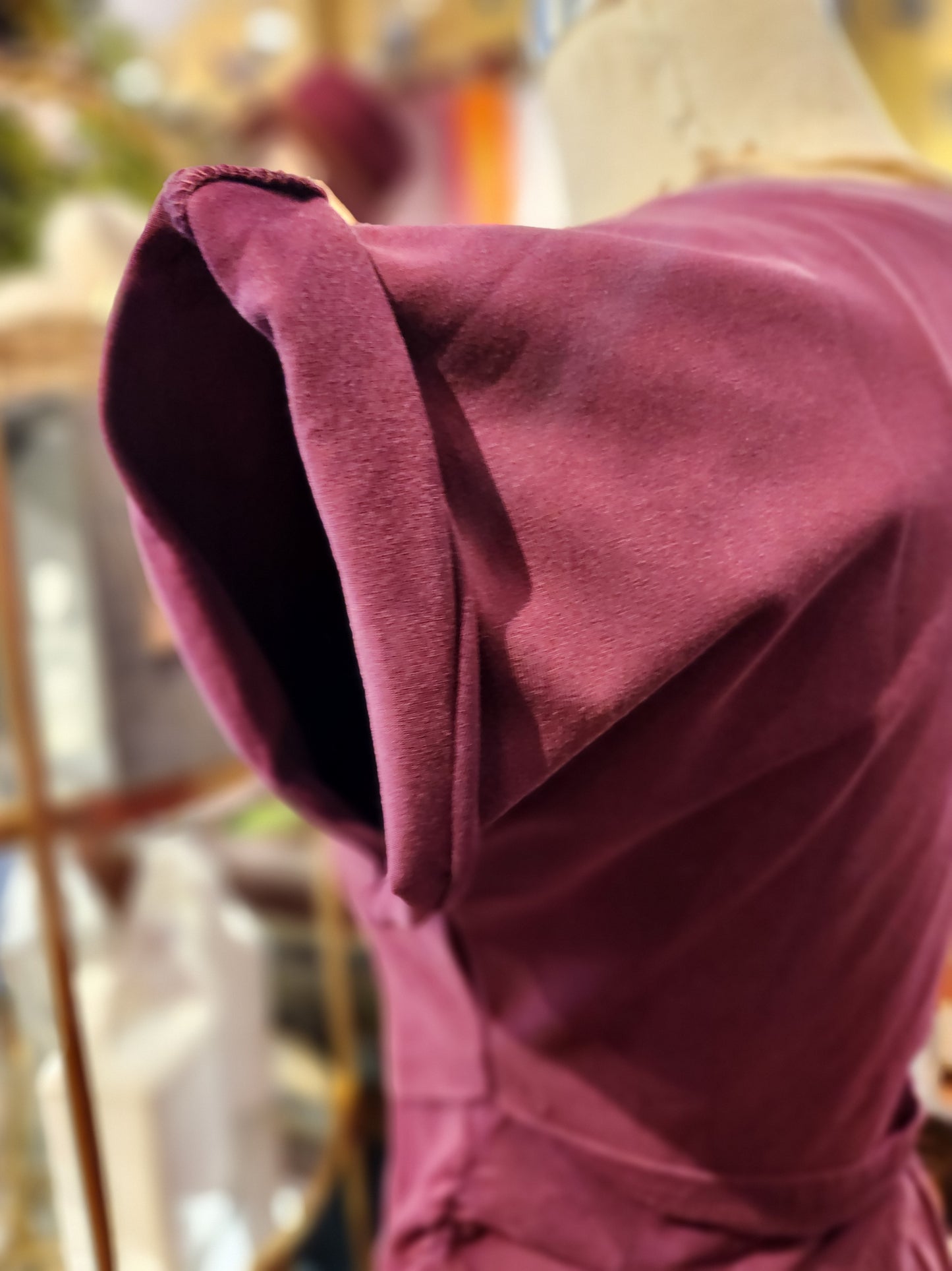 Short Sleeve Wrap Top ( Mineral Washed)
