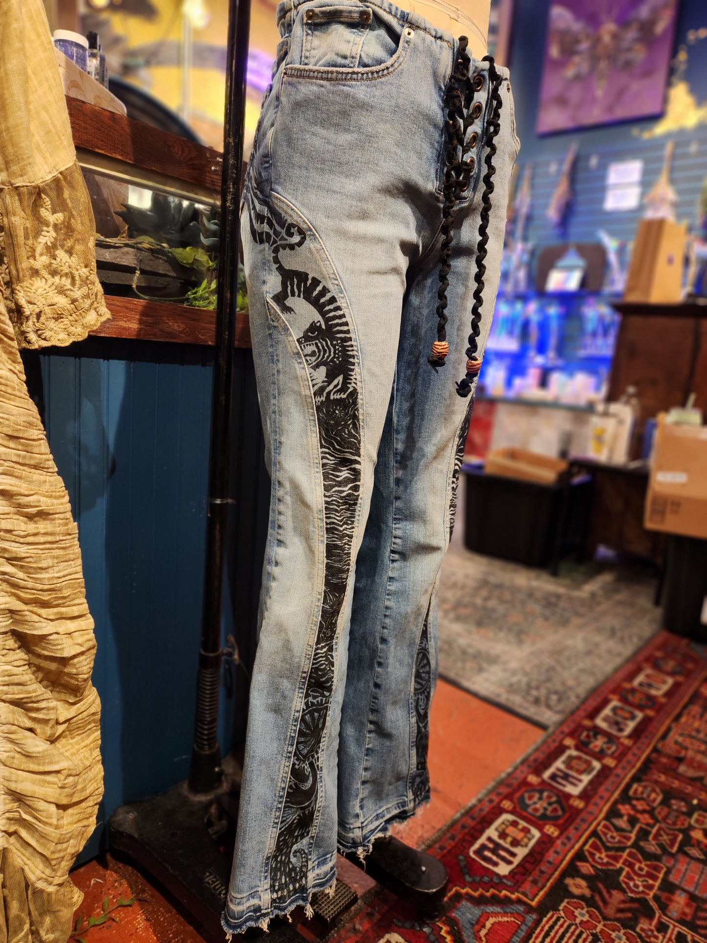 Circus Cats Free People Flare Jean - Vaylmith