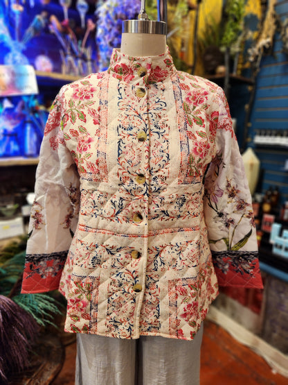 Find My Way Floral Quited Jacket