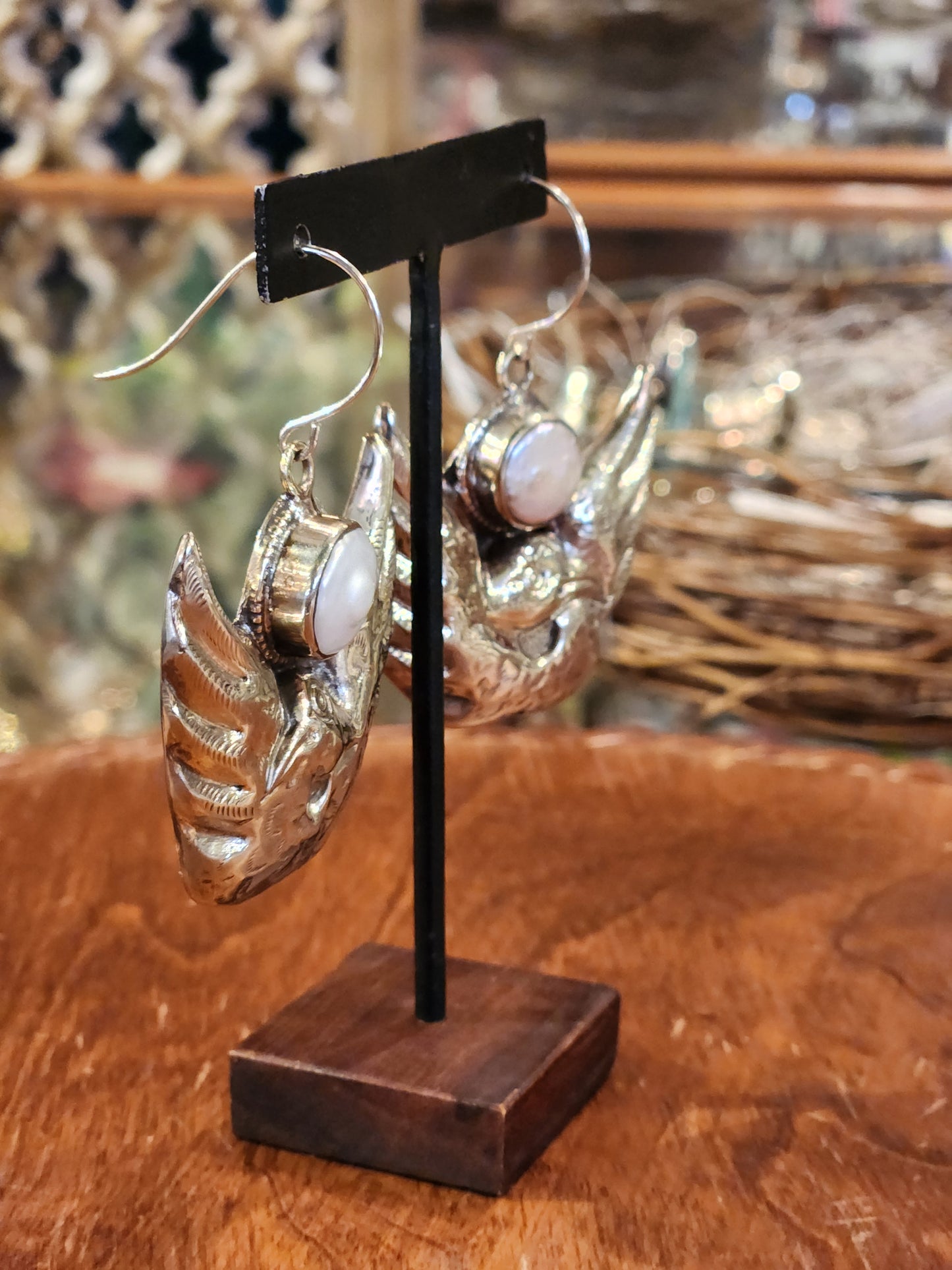 Bird with Pearl Earrings - Multiple Styles