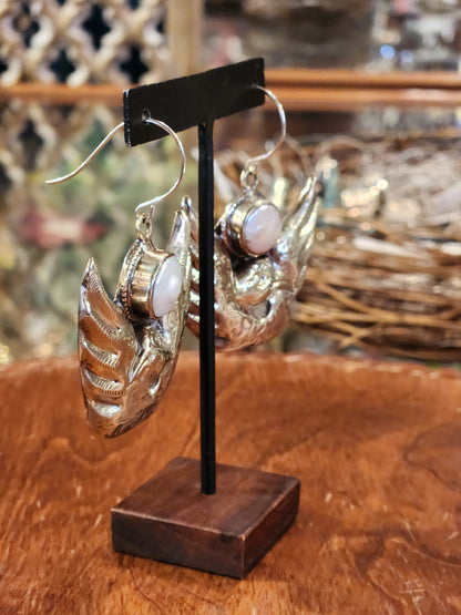 Bird with Pearl Earrings - Multiple Styles
