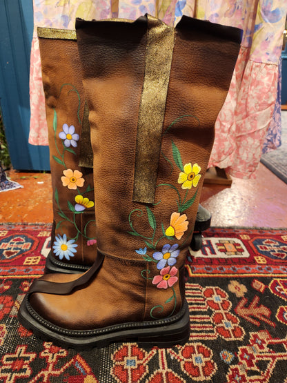 Floral Fantasy Papucci Boot - Michaela Davis*