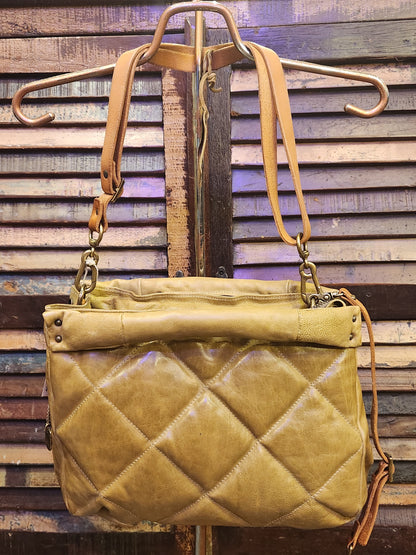Hawes Light Umber Leather Bag