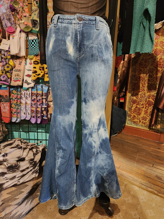 Hand Dyed 'We The Free' Flare Jean