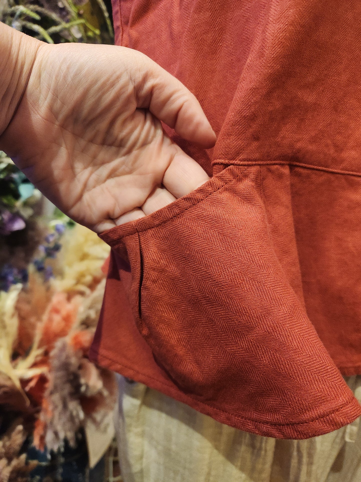 Kleen Linen/ Cotton Tucks Vest