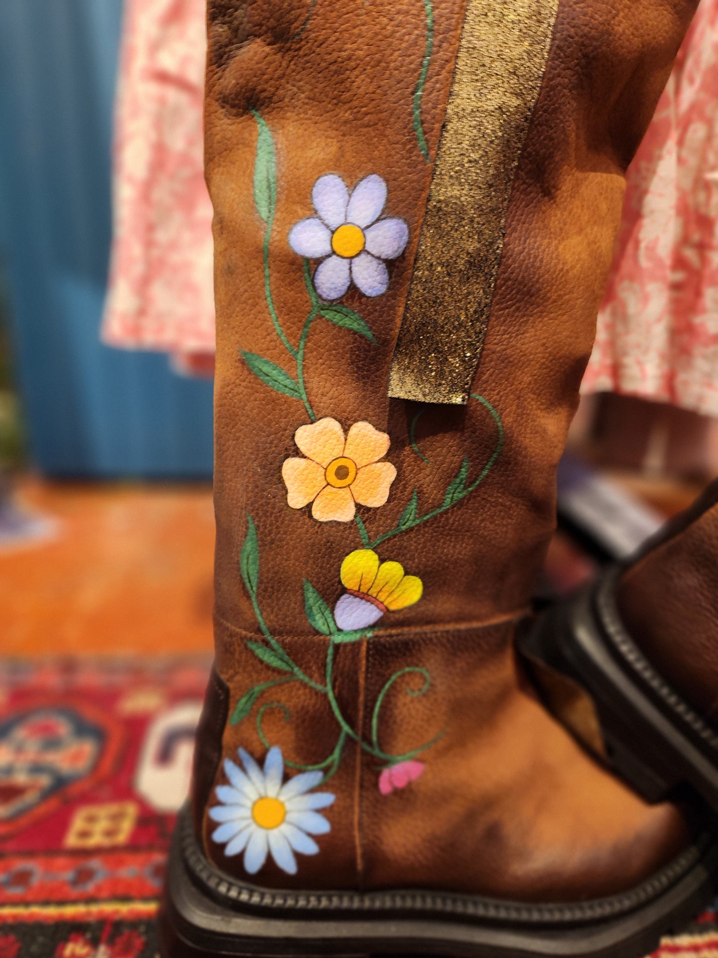 Floral Fantasy Papucci Boot - Michaela Davis*