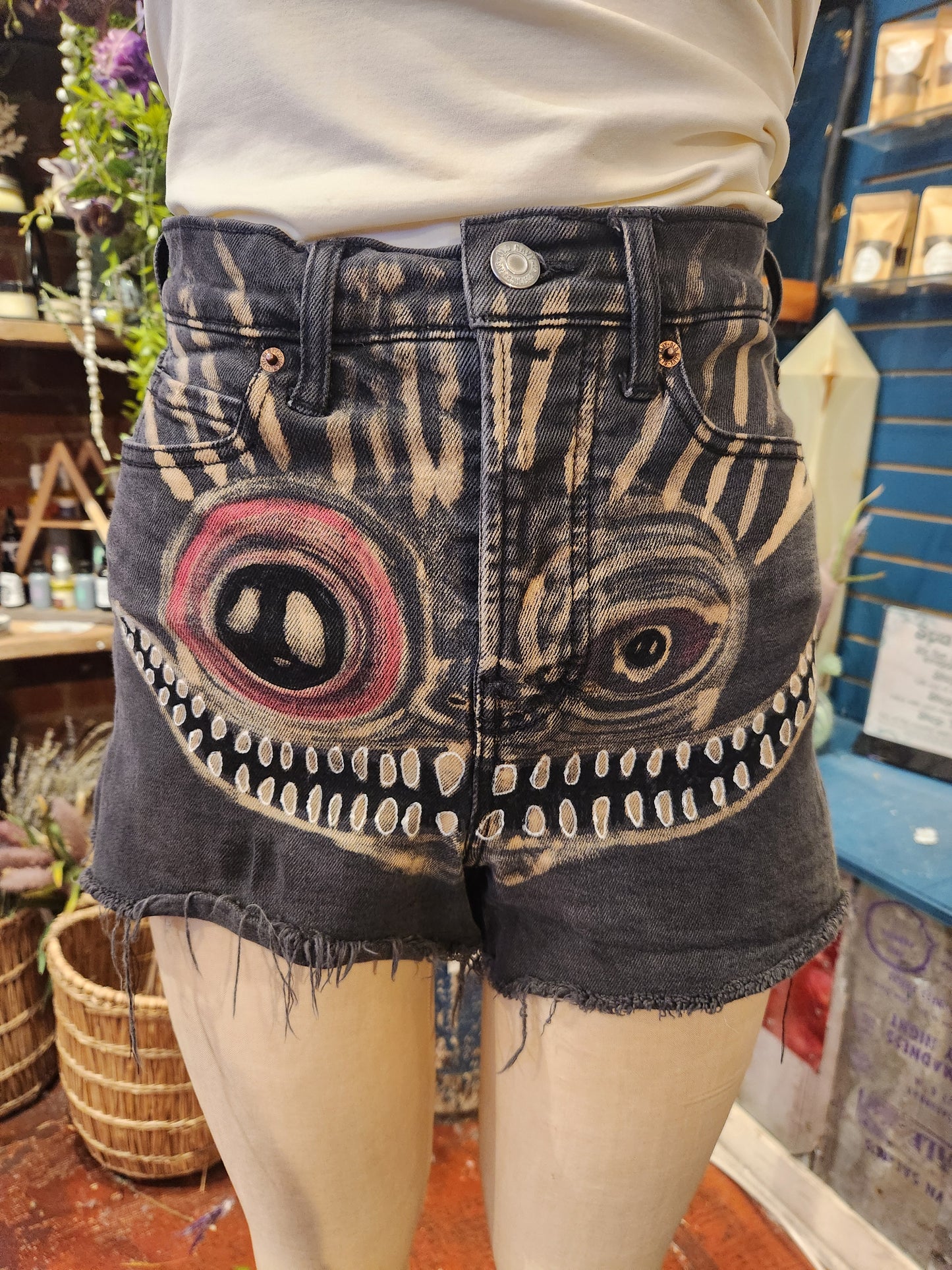 Traumatism Art Grim Grin Shorts