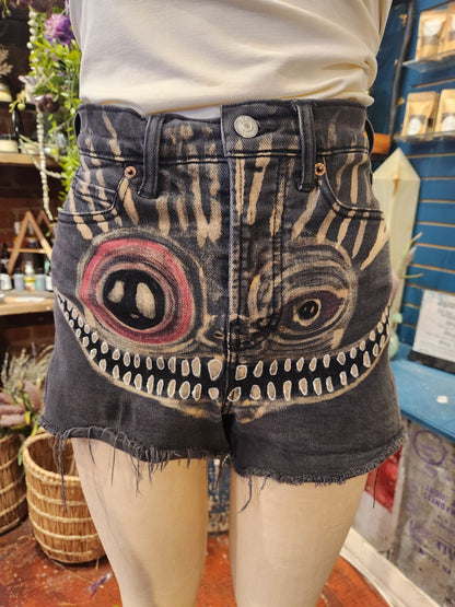 Traumatism Art Grim Grin Shorts