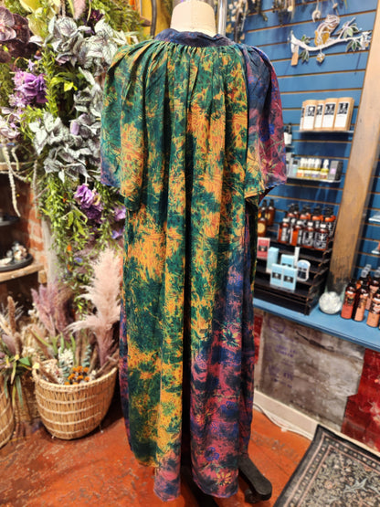 Crepe Sari Summer Woodstock Duster