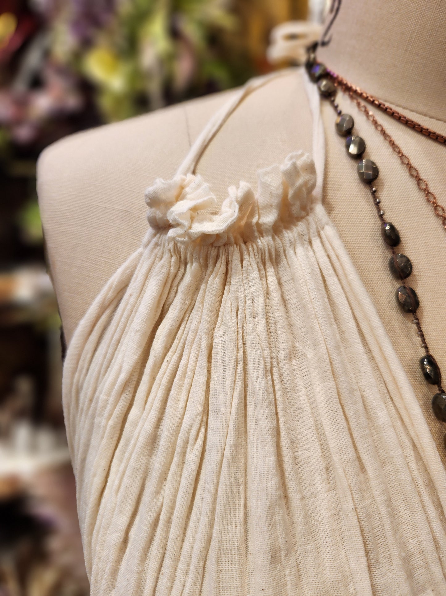 Ivory Ruffle Dress