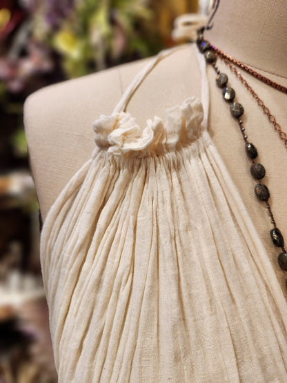 Ivory Ruffle Dress