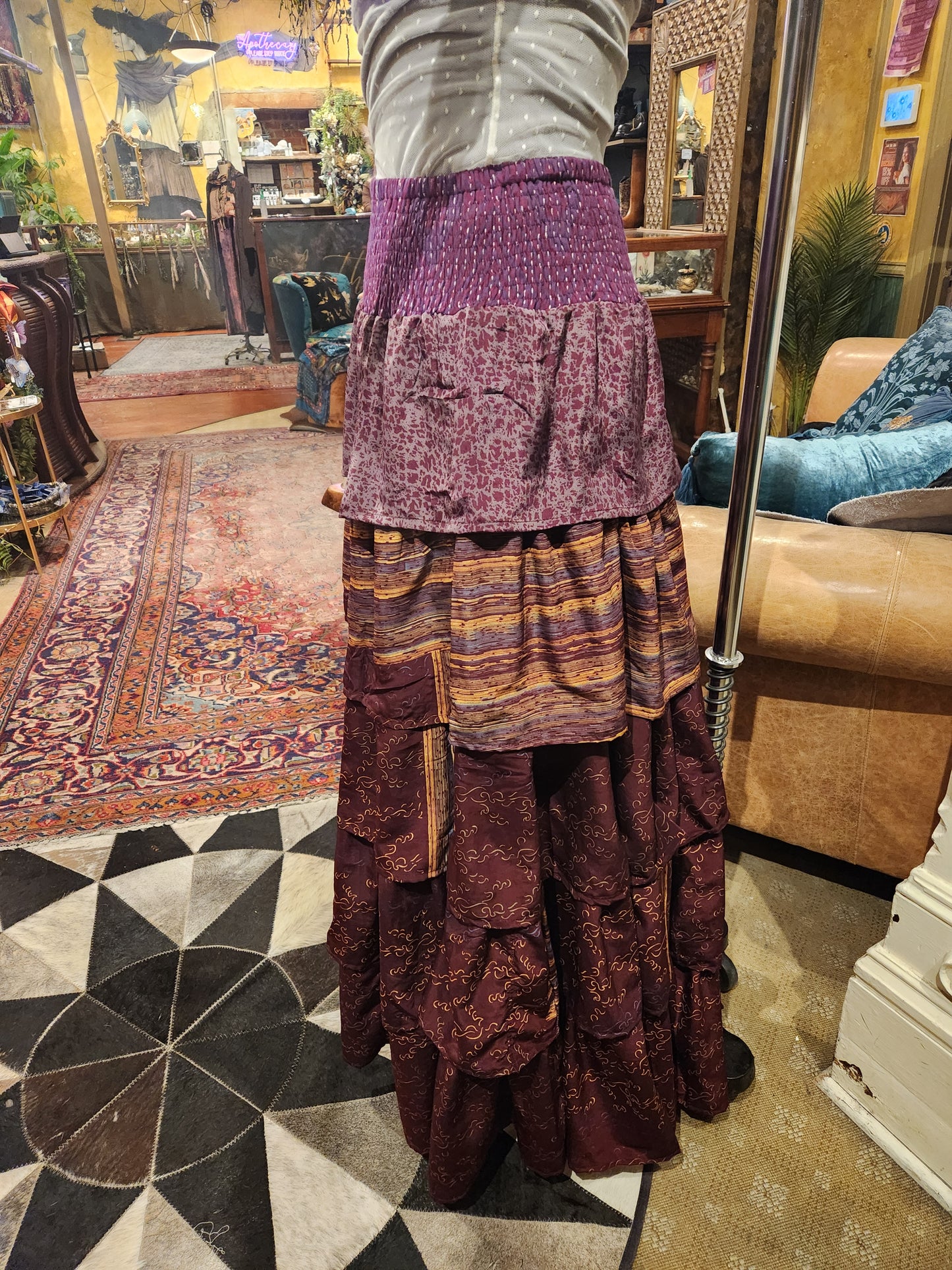 Rasgulla Sari Venus Ruffle Maxi 1125 - 098