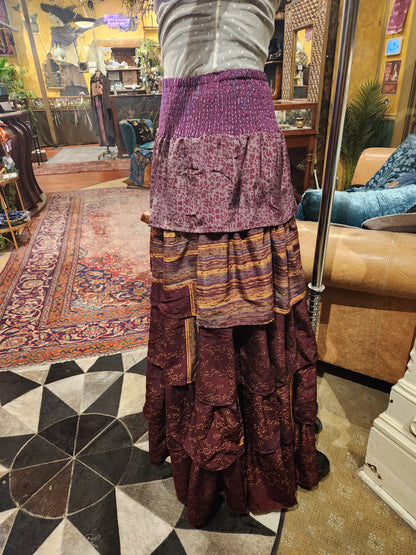 Rasgulla Sari Venus Ruffle Maxi 1125 - 098