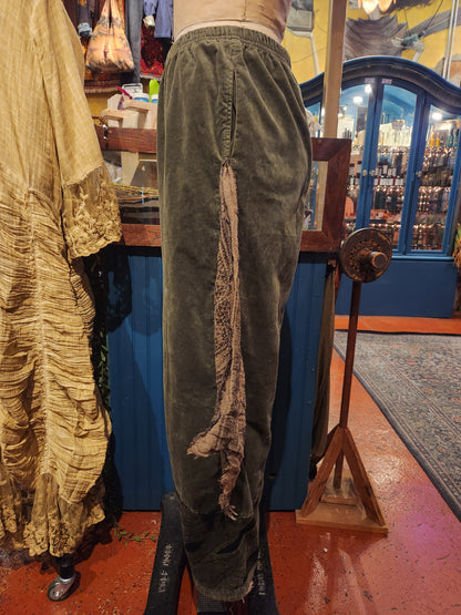 Fly Away Cutloose Velvet Pant - Vaylmith