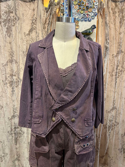 Short Plum Jacket