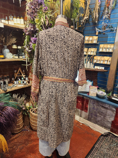 Bagru  Long Robe ( multiple colors available )
