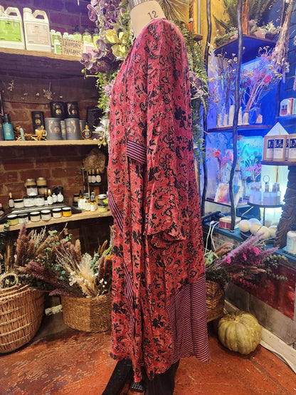 Crepe Sari Spellbound Kimono 0926 010