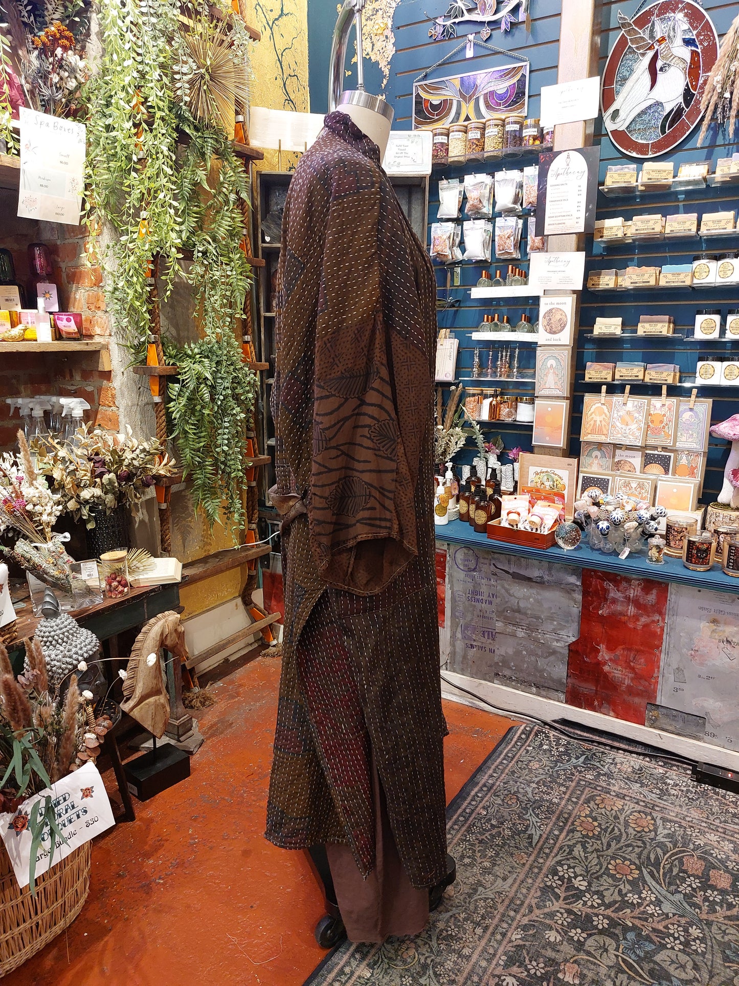 Majestic Caramel Over dye Kimono 1124 205