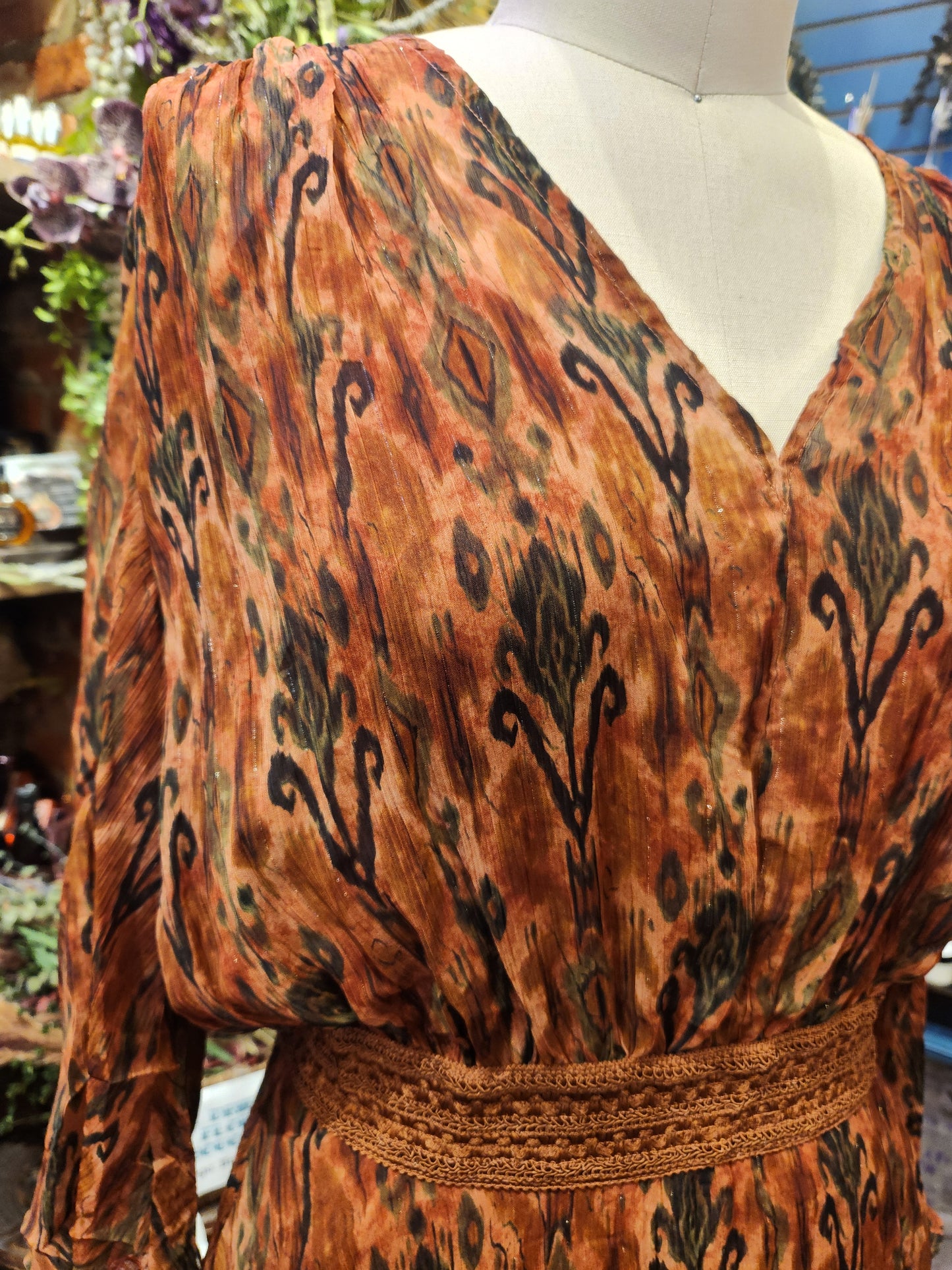 Circe Dress - Rust