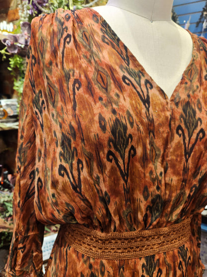 Circe Dress - Rust
