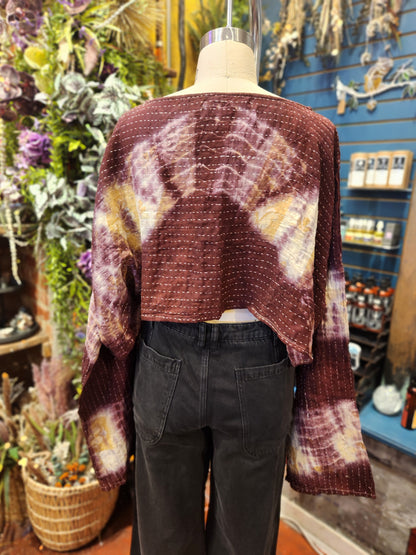 Pareo Kantha Abundance Crop Top