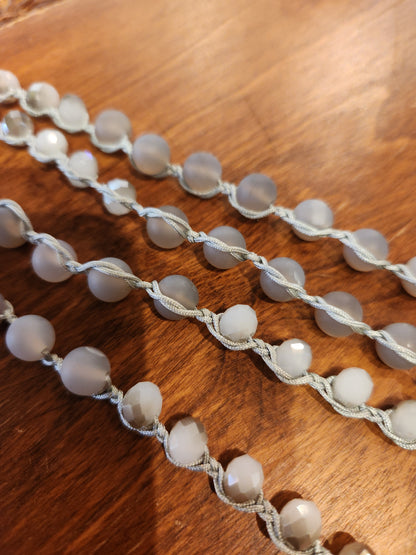 Labradorite Statement Pendant with Mixed Beaded Necklace