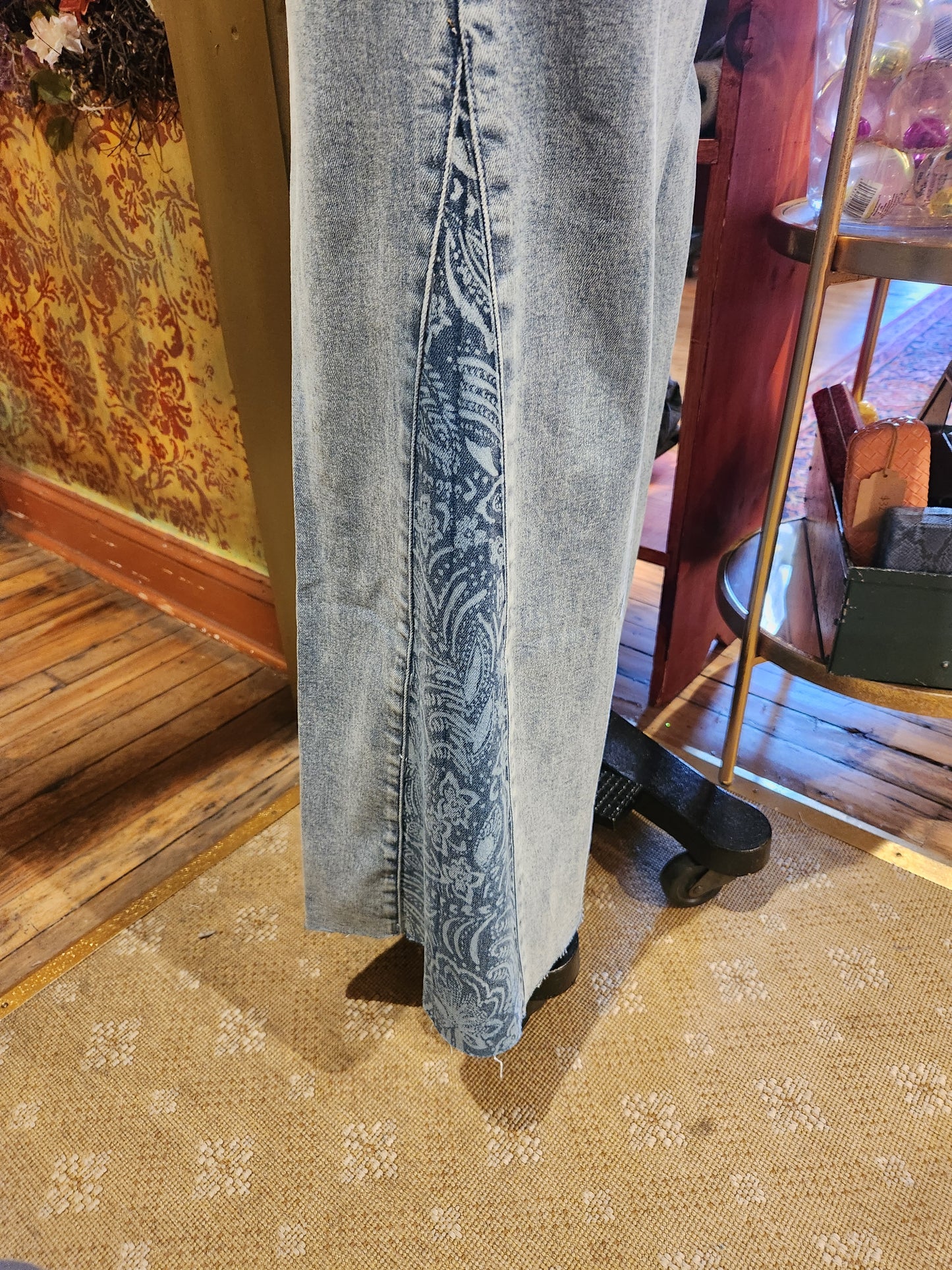 Hendrix Festival Paisley Relaxed Flair Jeans