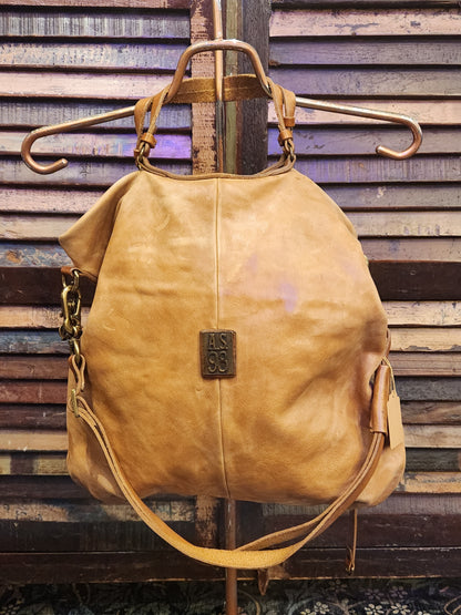 A.S.98 Leather Satchel Bag