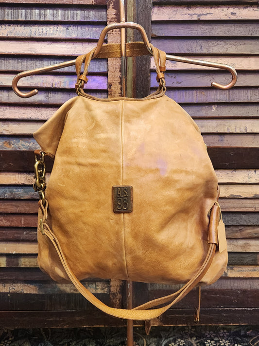 A.S.98 Leather Satchel Bag